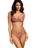 Σουτιέν Ewa Bien B161 balconette για μεγάλο στήθος σε ροζ πούδρας